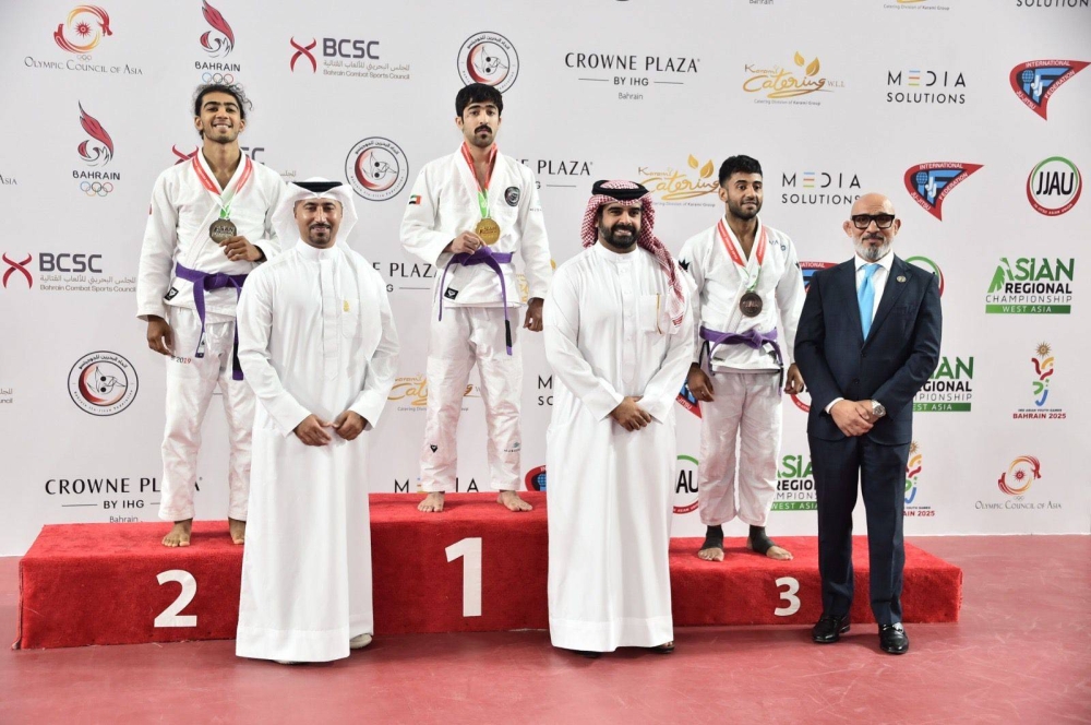 سلمان بن محمد يشهد منافسات بطولة غرب آسيا للجوجيتسو 2025