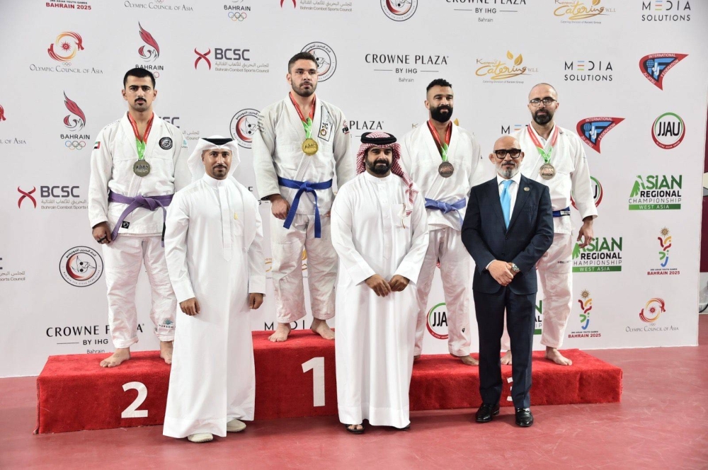 سلمان بن محمد يشهد منافسات بطولة غرب آسيا للجوجيتسو 2025