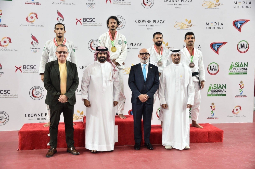 سلمان بن محمد يشهد منافسات بطولة غرب آسيا للجوجيتسو 2025