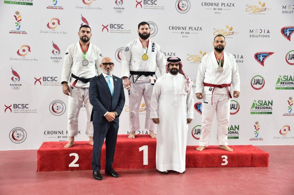 سلمان بن محمد يشهد منافسات بطولة غرب آسيا للجوجيتسو 2025