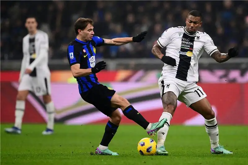 موعد مباراة إنتر ميلان وأودينيزي في الدوري الإيطالي اليوم الأحد والقنوات الناقلة