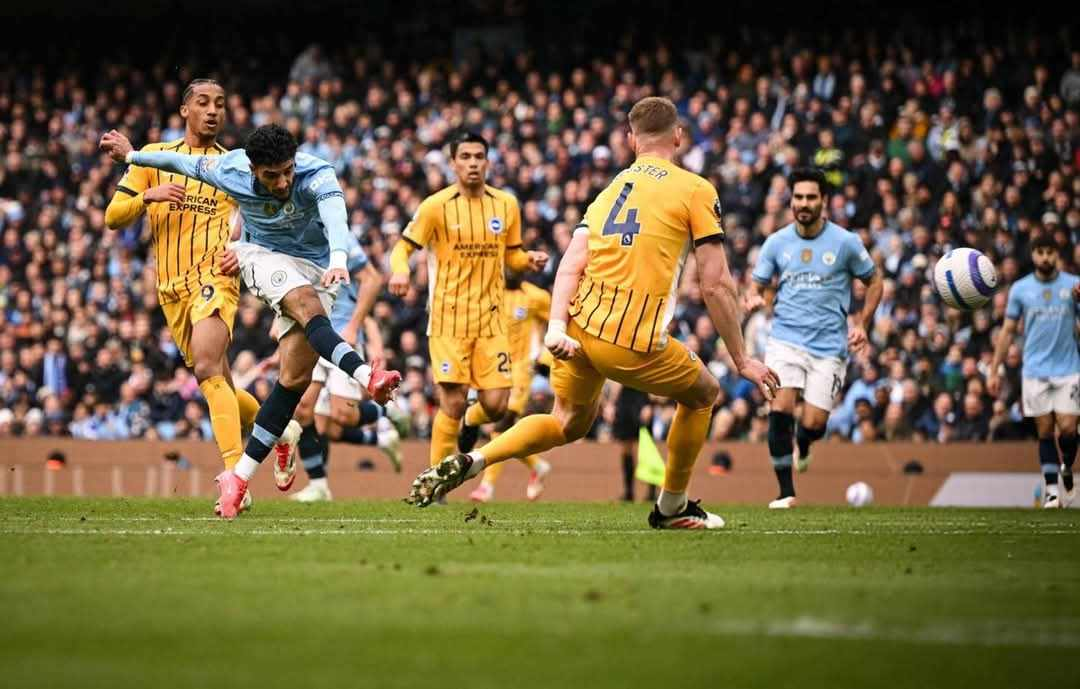 موعد مباراة مانشستر سيتي ضد برايتون في الدوري الإنجليزي اليوم الأحد والقنوات الناقلة