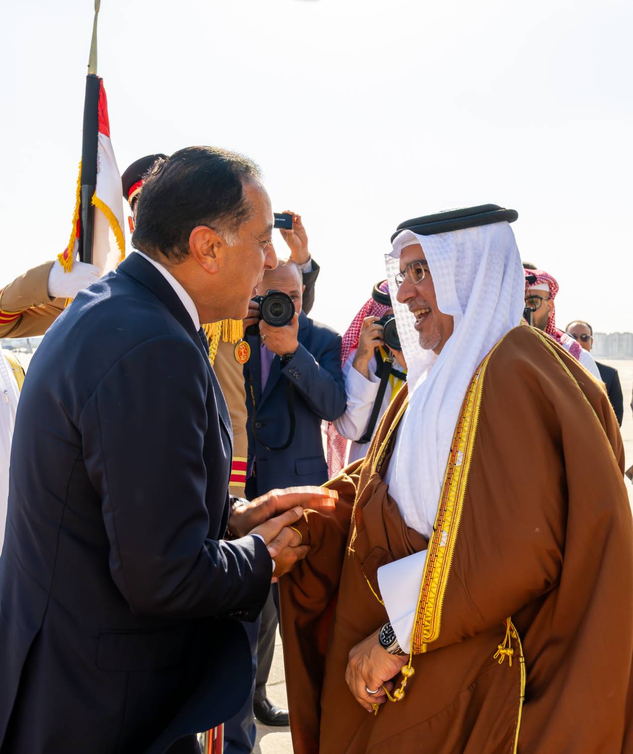 ولي العهد رئيس مجلس الوزراء يصل إلى جمهورية مصر العربية الشقيقة