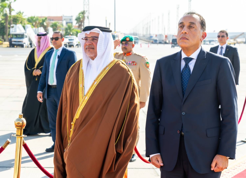 ولي العهد رئيس مجلس الوزراء يصل إلى جمهورية مصر العربية الشقيقة
