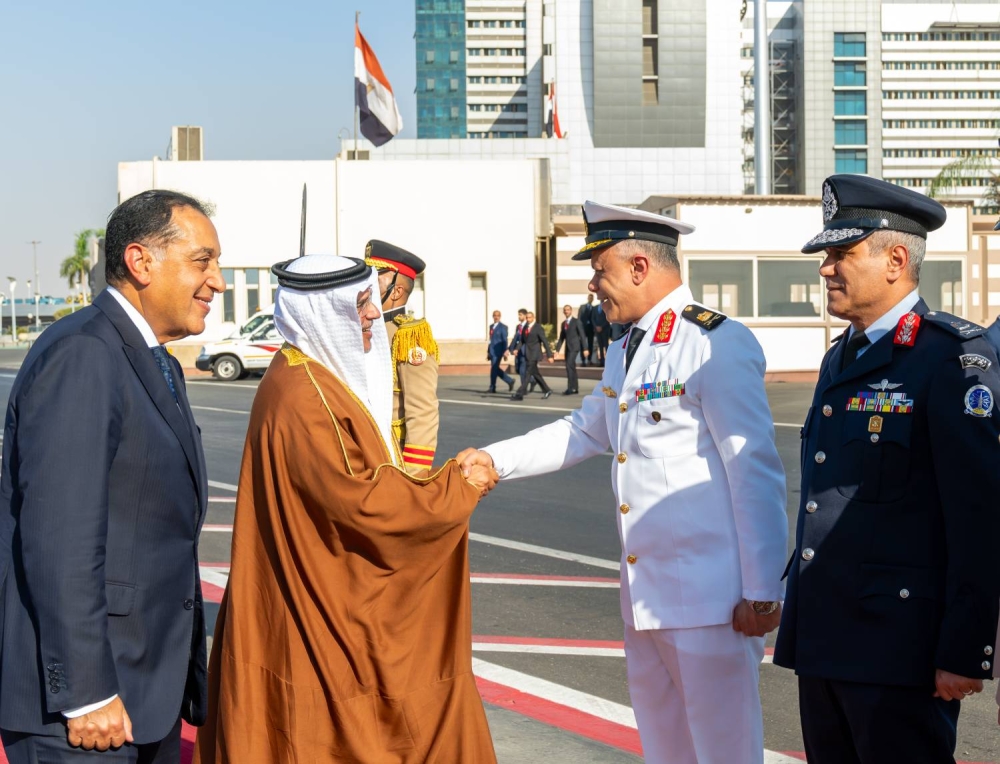 ولي العهد رئيس مجلس الوزراء يصل إلى جمهورية مصر العربية الشقيقة