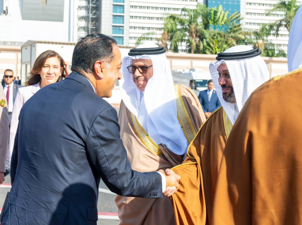 ولي العهد رئيس مجلس الوزراء يصل إلى جمهورية مصر العربية الشقيقة