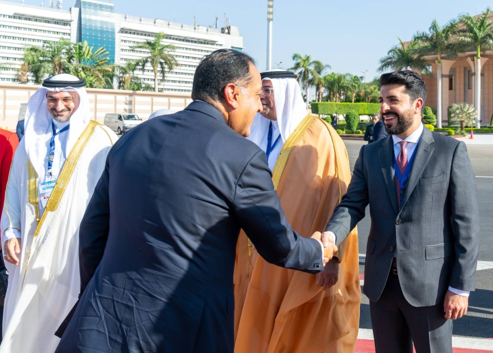ولي العهد رئيس مجلس الوزراء يصل إلى جمهورية مصر العربية الشقيقة