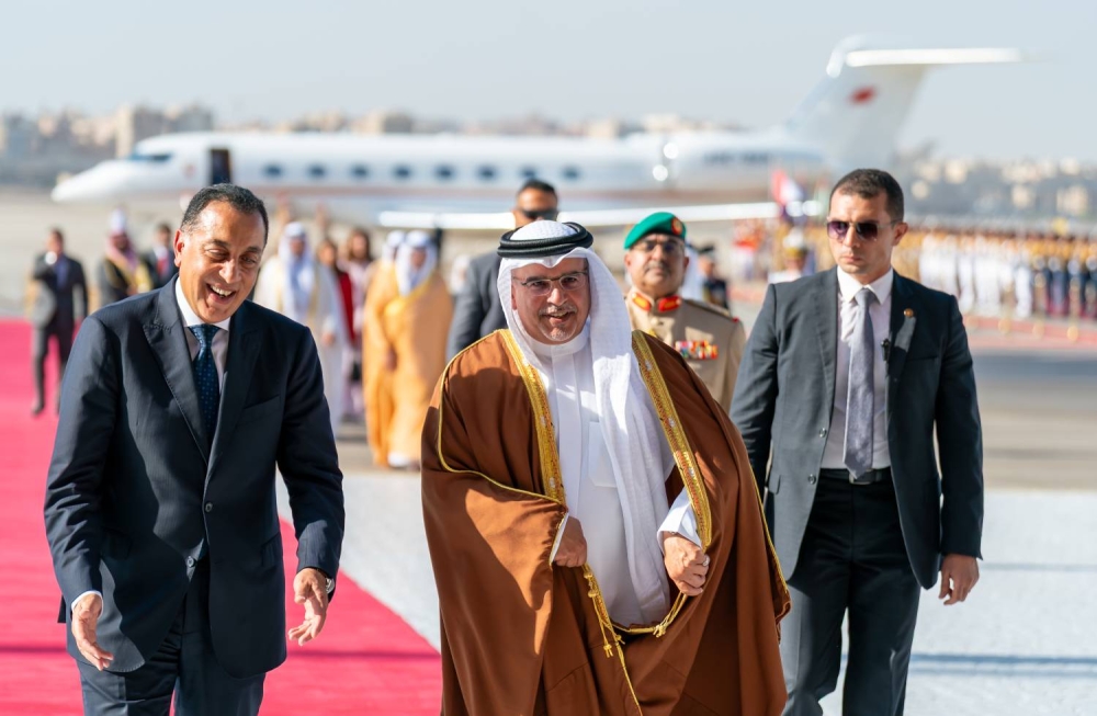ولي العهد رئيس مجلس الوزراء يصل إلى جمهورية مصر العربية الشقيقة