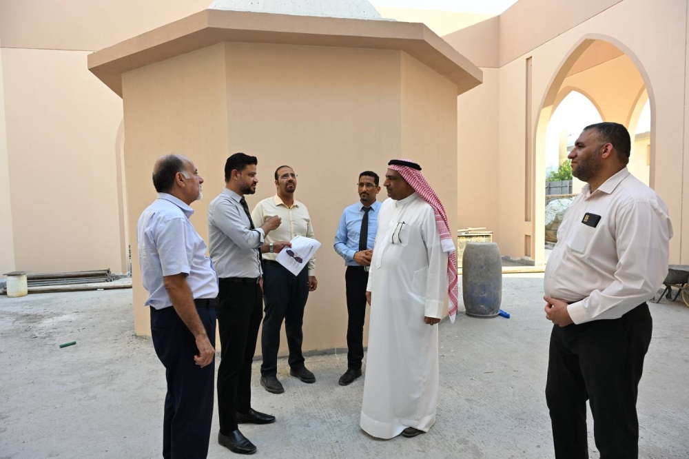 مدير عام الأوقاف الجعفرية يطلّع على مستجدات العمل في مشاريع مساجد مدينة سلمان