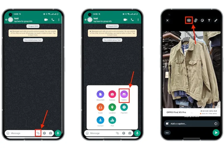ميزة خفية في واتساب لتحسين جودة الصور والفيديوهات إلىHD