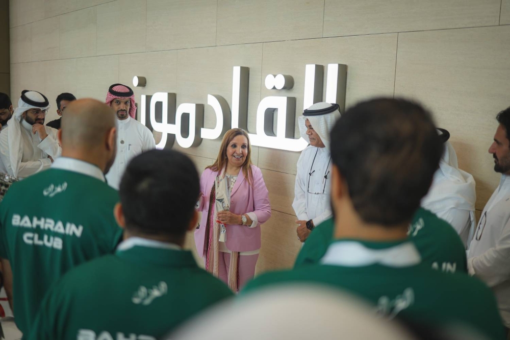 الهيئة العامة للرياضة تستقبل نادي البحرين بطل الأندية العربية لكرة الطاولة