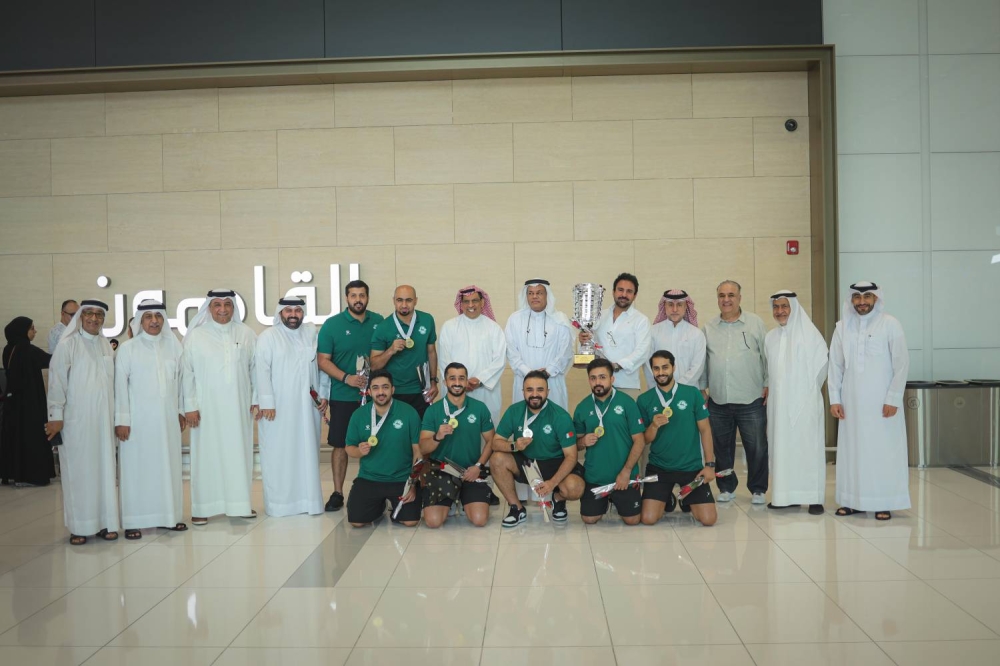 الهيئة العامة للرياضة تستقبل نادي البحرين بطل الأندية العربية لكرة الطاولة