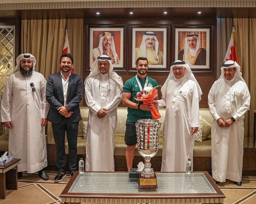 عسكر: انجاز نادي البحرين غير المسبوق يعكس دعم واهتمام خالد بن حمد