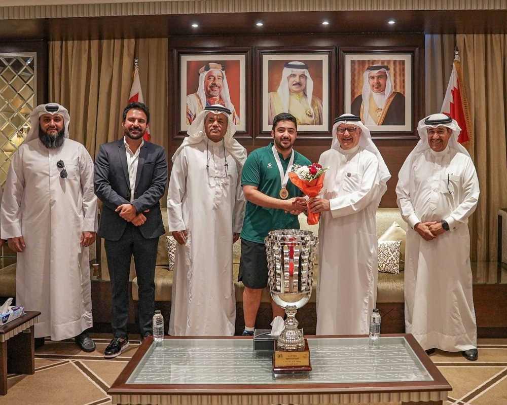 عسكر: انجاز نادي البحرين غير المسبوق يعكس دعم واهتمام خالد بن حمد