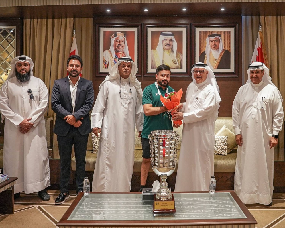 عسكر: انجاز نادي البحرين غير المسبوق يعكس دعم واهتمام خالد بن حمد