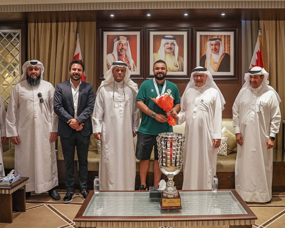 عسكر: انجاز نادي البحرين غير المسبوق يعكس دعم واهتمام خالد بن حمد