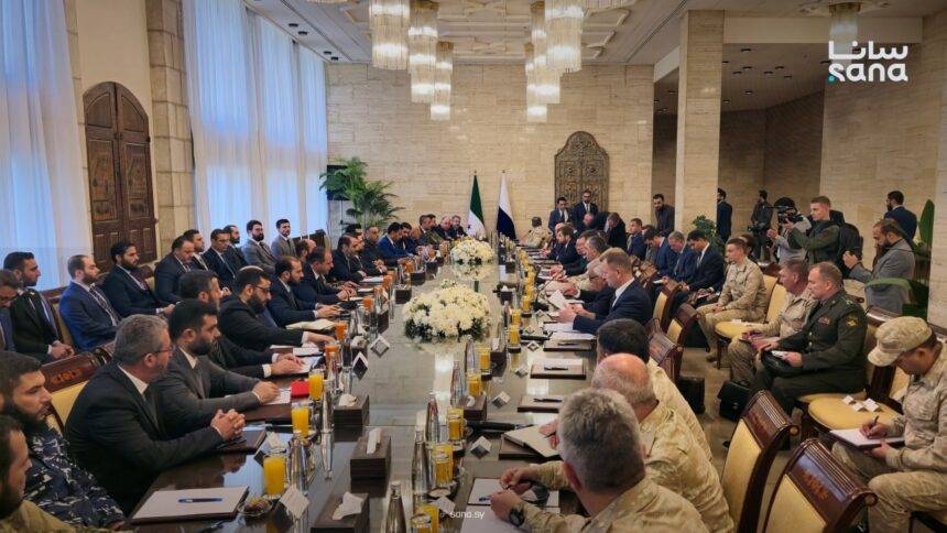 اجتماع موسع بدمشق بين سوريا وروسيا للتعاون في الإعمار والطاقة والزراعة والصحة