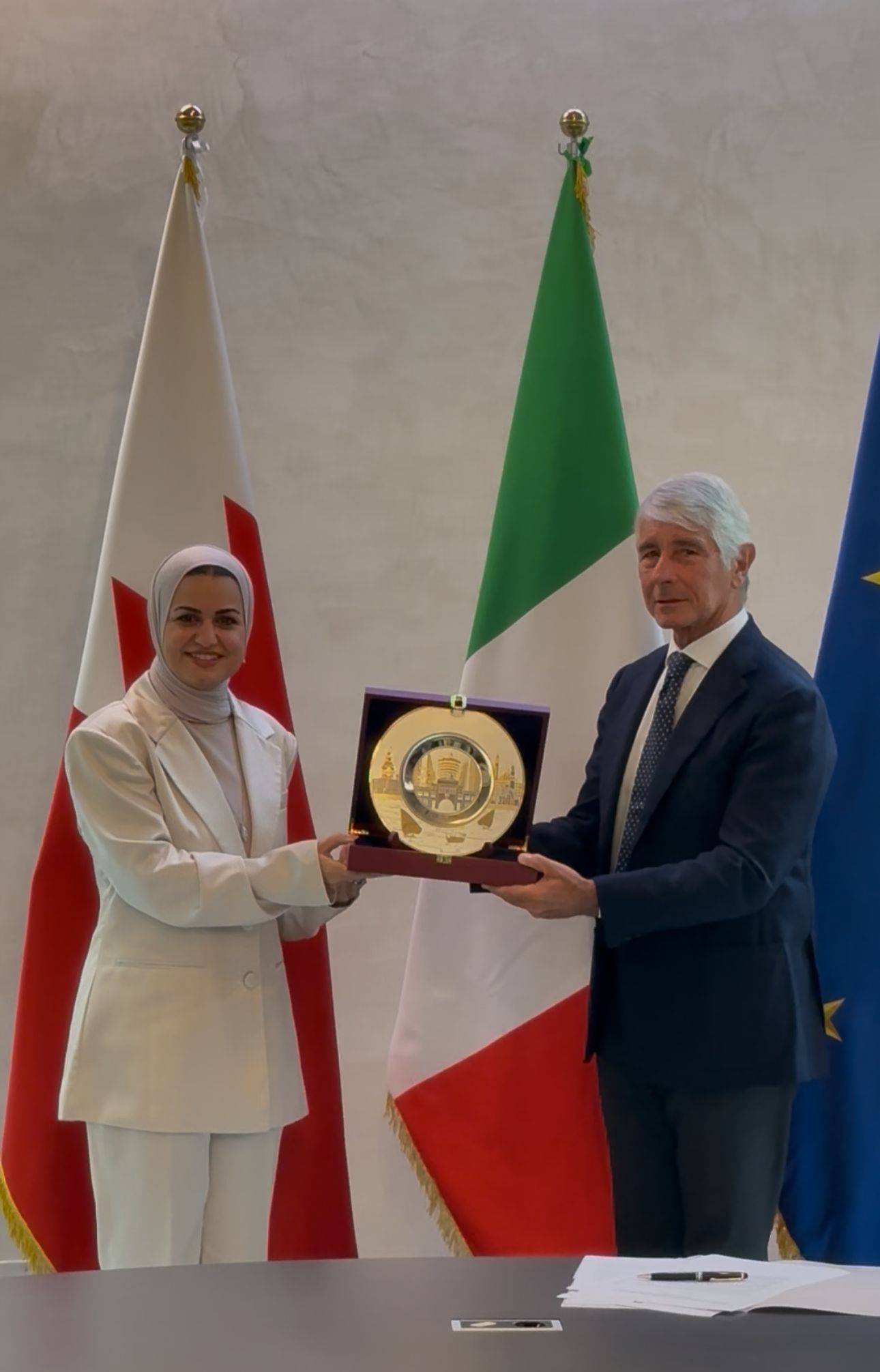 وزيرة الشباب تبحث مع نظيرها الإيطالي آفاق التعاون وتطوير المبادرات المشتركة