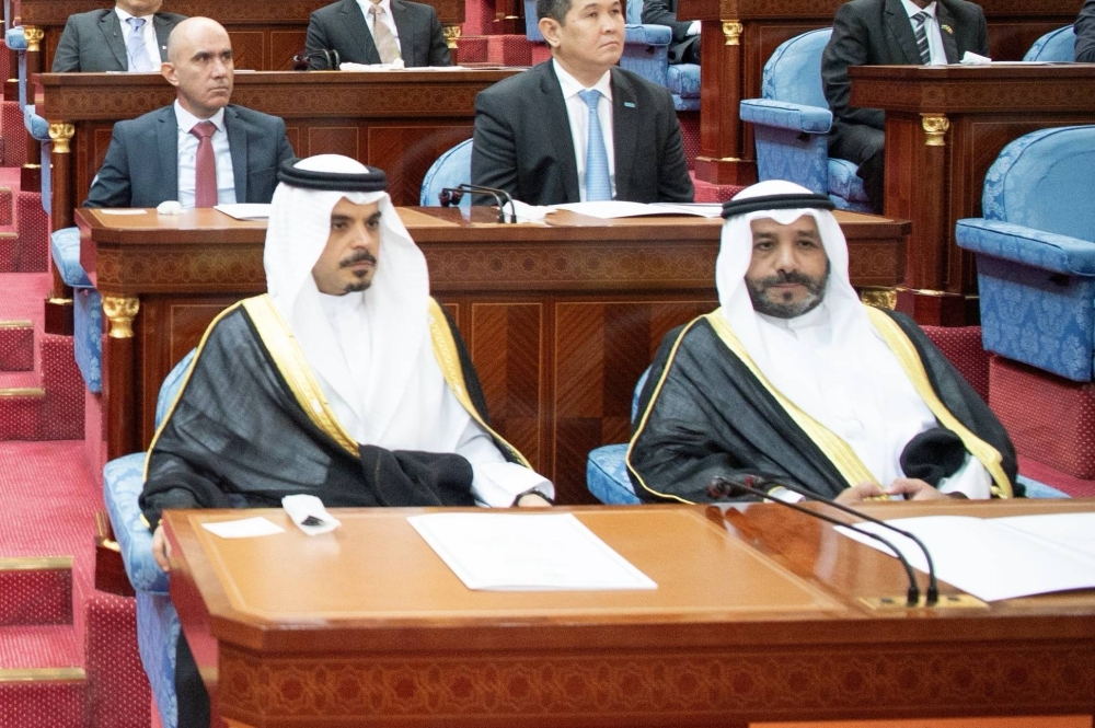 سفير البحرين لدى الرياض يشارك في افتتاح أعمال السنة الثانية لمجلس الشورى السعودي