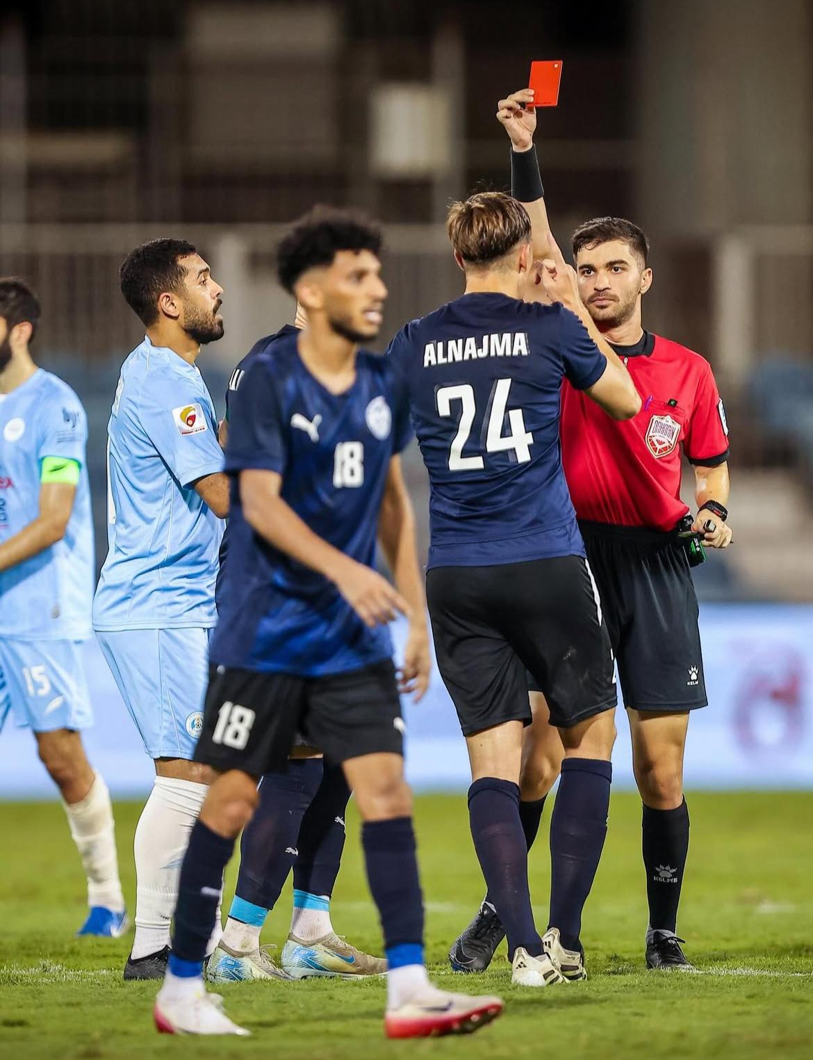 &nbsp;النجماوي دوسان غادر غاضباً بعد الطرد: اللعبة لي وليست خطأ ضدي!&nbsp;