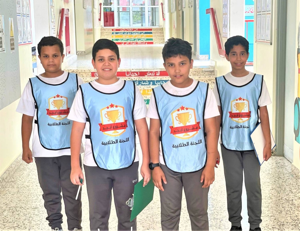فريق طلابي لتعزيز السلوك الإيجابي في مدرسة الفارابي