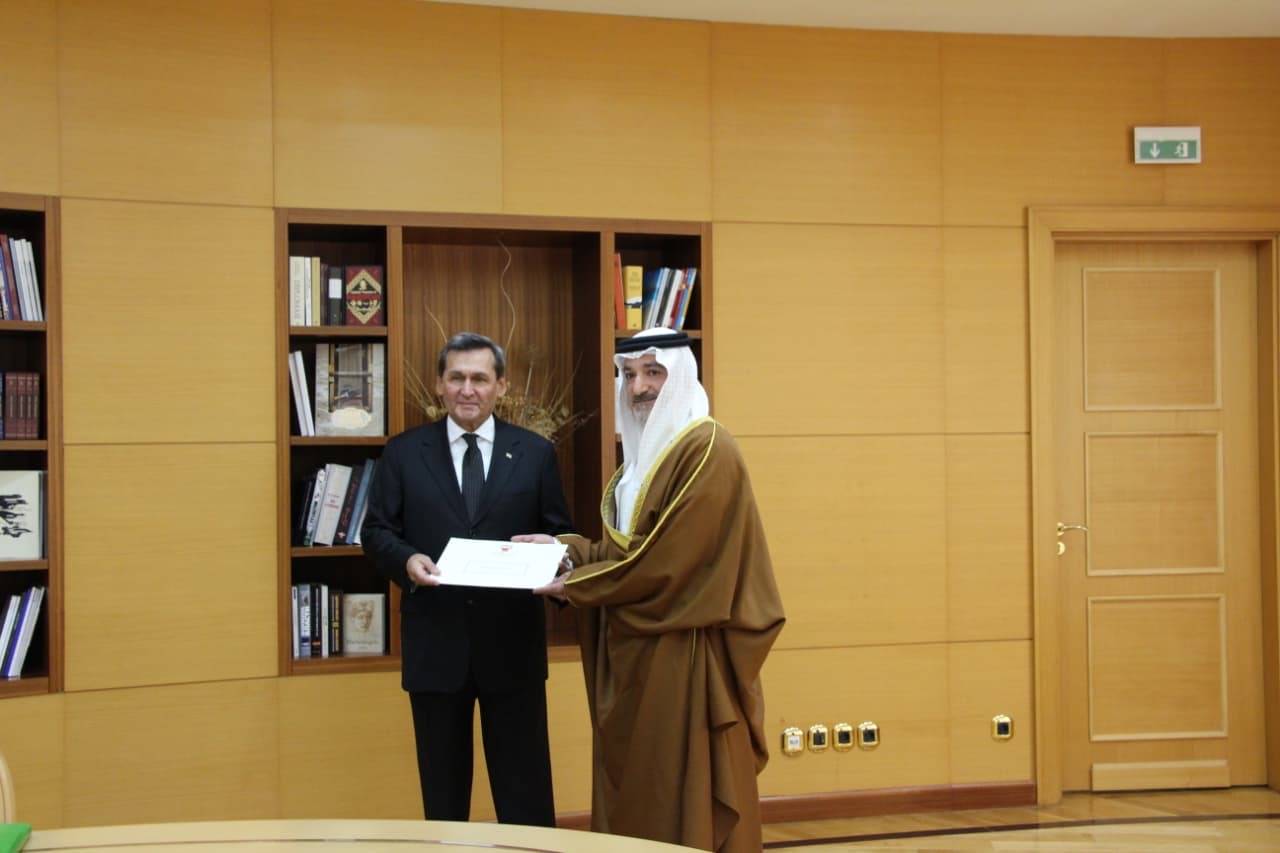 ولي العهد رئيس مجلس الوزراء يبعث برسالة خطية لفخامة رئيس تركمانستان