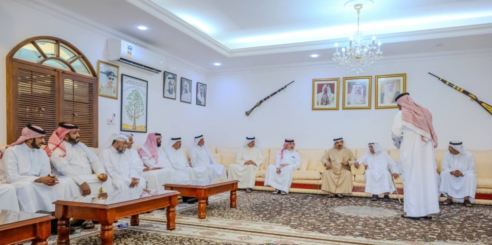 الملك يقدم التعازي والمواساة إلى أفراد عائلة النعيمي