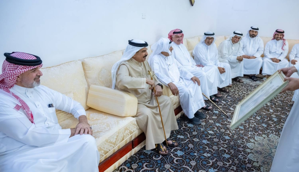 الملك يقدم التعازي والمواساة إلى أفراد عائلة النعيمي