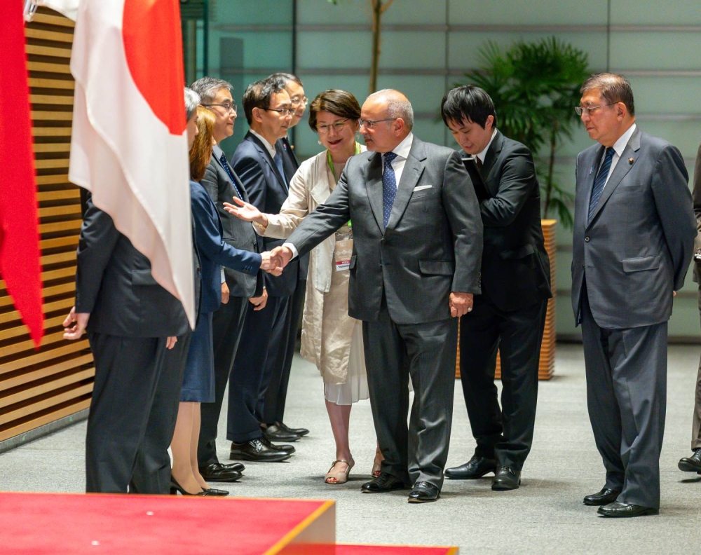 ولي العهد رئيس الوزراء: الشراكة الإستراتيجية بين البحرين واليابان تسهم في فتح آفاق جديدة بالقطاعات الحيوية