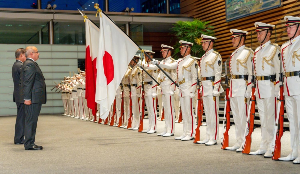ولي العهد رئيس الوزراء: الشراكة الإستراتيجية بين البحرين واليابان تسهم في فتح آفاق جديدة بالقطاعات الحيوية
