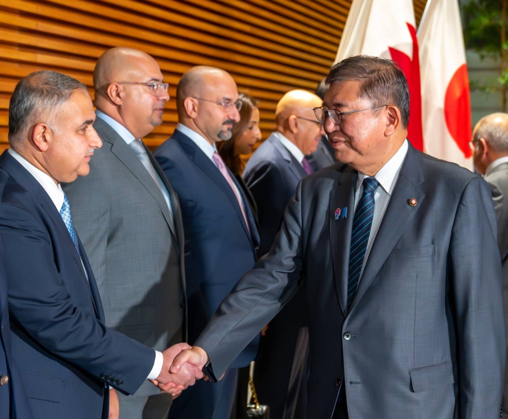 ولي العهد رئيس الوزراء: الشراكة الإستراتيجية بين البحرين واليابان تسهم في فتح آفاق جديدة بالقطاعات الحيوية