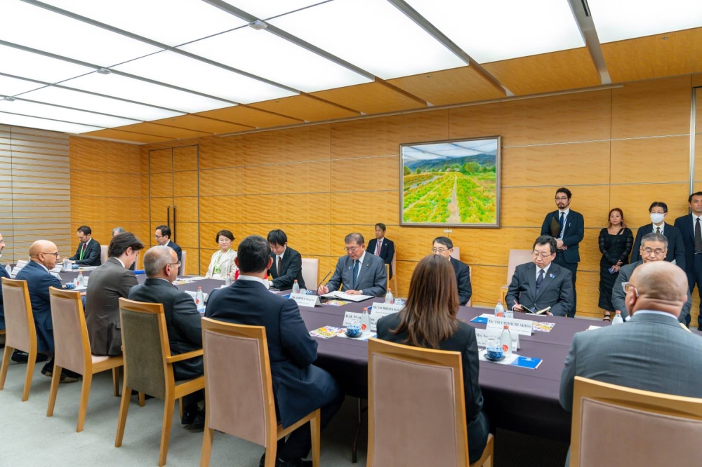 ولي العهد رئيس الوزراء: الشراكة الإستراتيجية بين البحرين واليابان تسهم في فتح آفاق جديدة بالقطاعات الحيوية