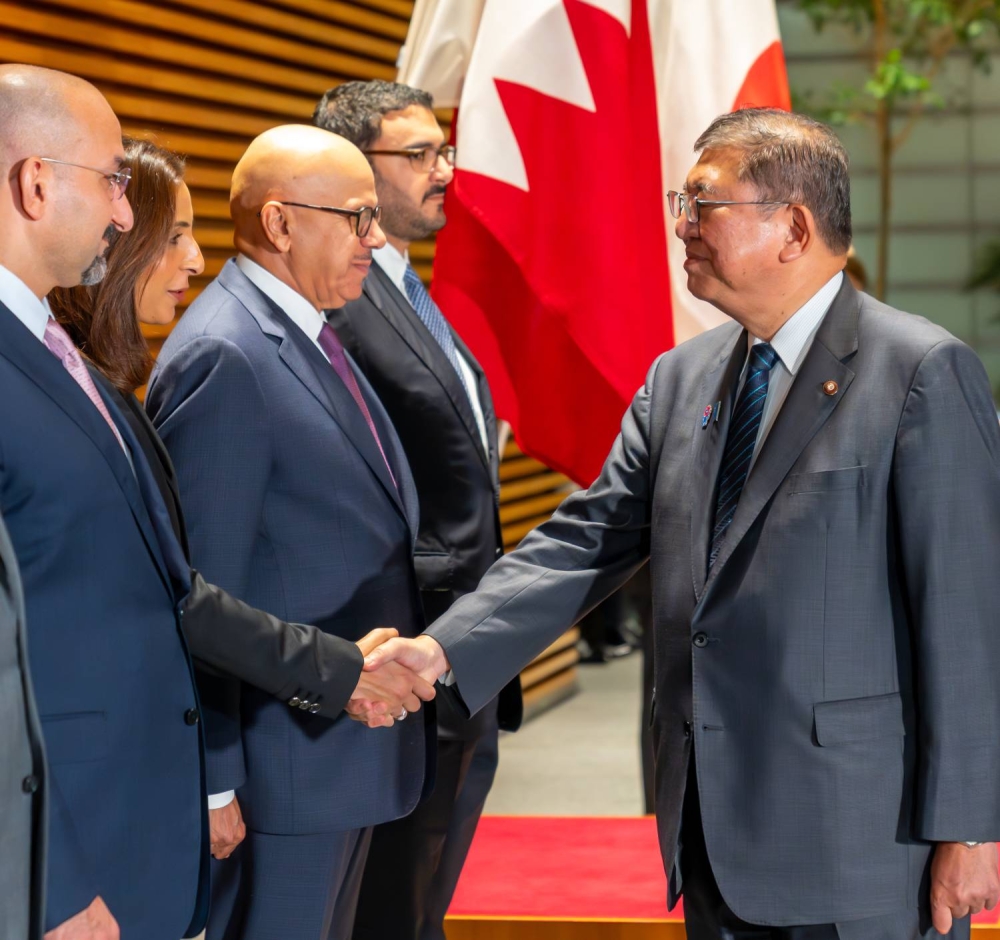 ولي العهد رئيس الوزراء: الشراكة الإستراتيجية بين البحرين واليابان تسهم في فتح آفاق جديدة بالقطاعات الحيوية