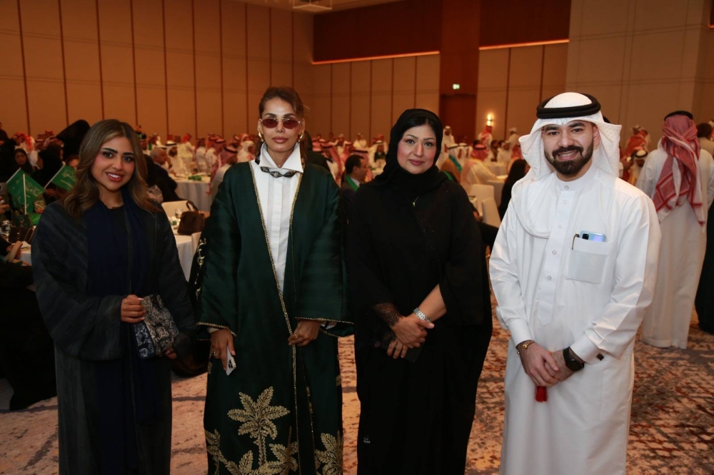 طلبة الجامعة الأهلية يحتفلون باليوم الوطني السعودي بروح الأخوّة الخليجية