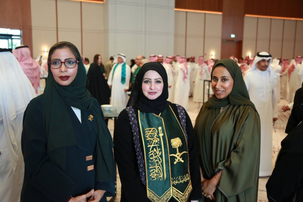 طلبة الجامعة الأهلية يحتفلون باليوم الوطني السعودي بروح الأخوّة الخليجية