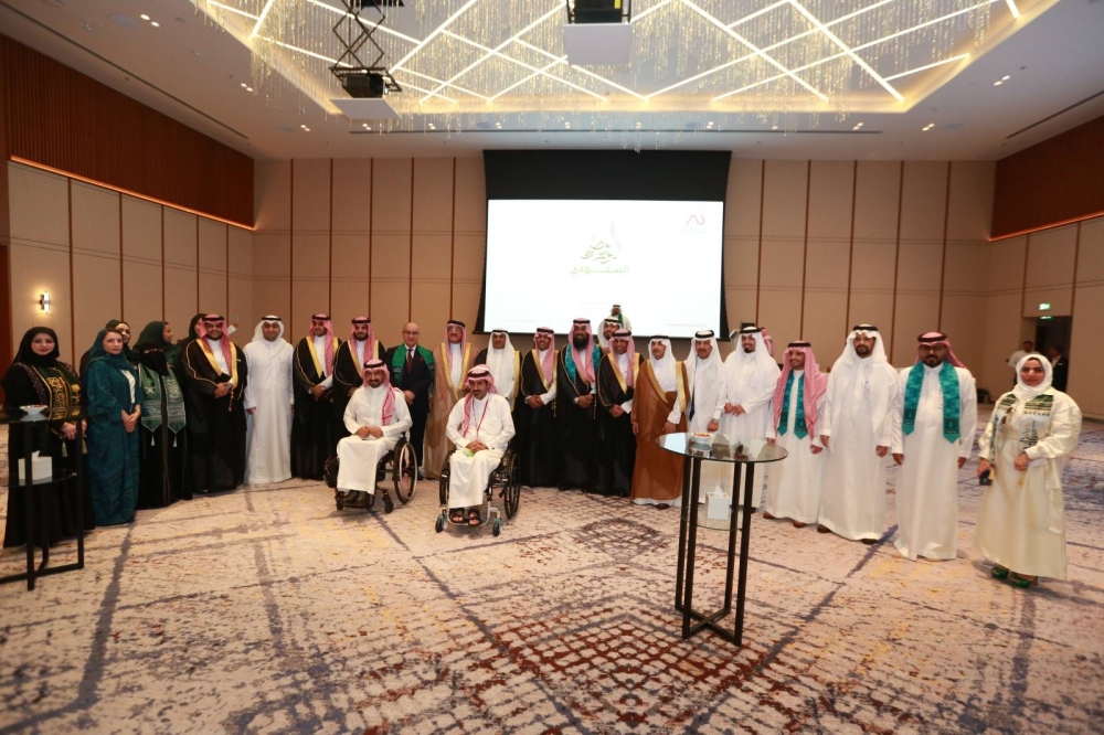 طلبة الجامعة الأهلية يحتفلون باليوم الوطني السعودي بروح الأخوّة الخليجية