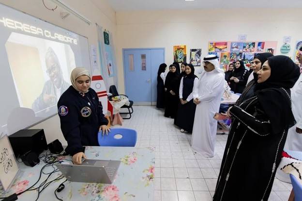 الطالبة دلال يعقوب تستعرض تجربتها في معسكر الفضاء 2025