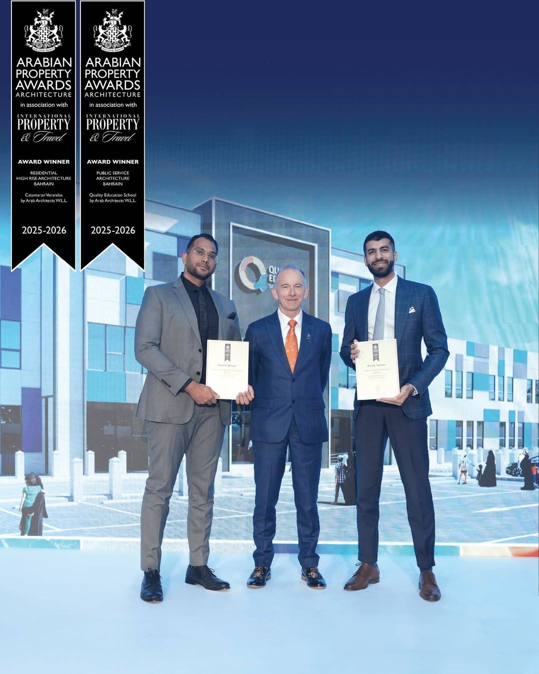 &laquo;المعماريون العرب للاستشارات الهندسية&raquo; تحصد جائزتين في جوائز العقارات العربية