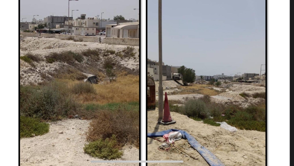 القبيسي يطالب بالإسراع في تنظيف مجاري الأمطار بمدينة حمد