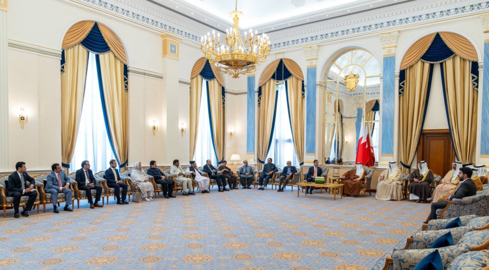 ولي العهد رئيس الوزراء يلتقي رئيس الجمعية الوطنية بجمهورية باكستان الإسلامية