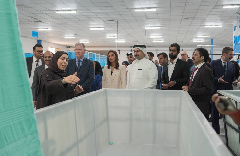 تدشين الخط الانتاجي الجديد للمنسوجات في مصنع &laquo;ويست بوينت هوم بحرين&raquo;