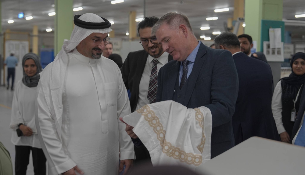 تدشين الخط الانتاجي الجديد للمنسوجات في مصنع &laquo;ويست بوينت هوم بحرين&raquo;