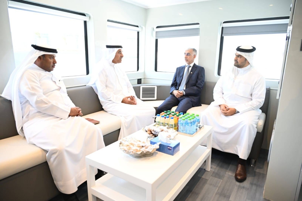 زيارة مشتركة لسفينة "المساحة 2050" لاستعراض قدراتها المتقدمة في دعم المشاريع التنموية