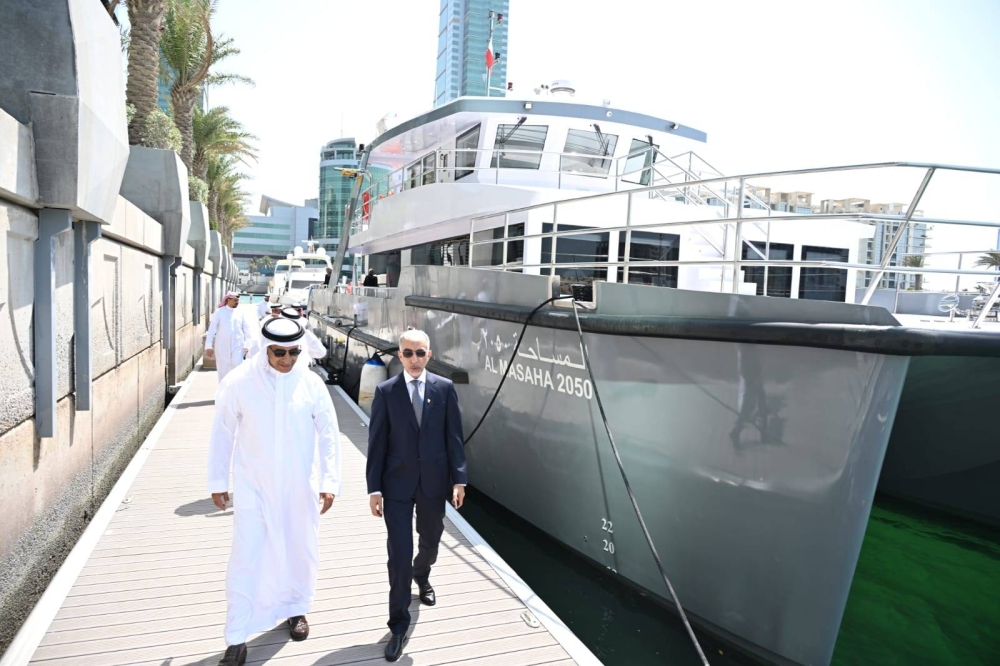 زيارة مشتركة لسفينة "المساحة 2050" لاستعراض قدراتها المتقدمة في دعم المشاريع التنموية