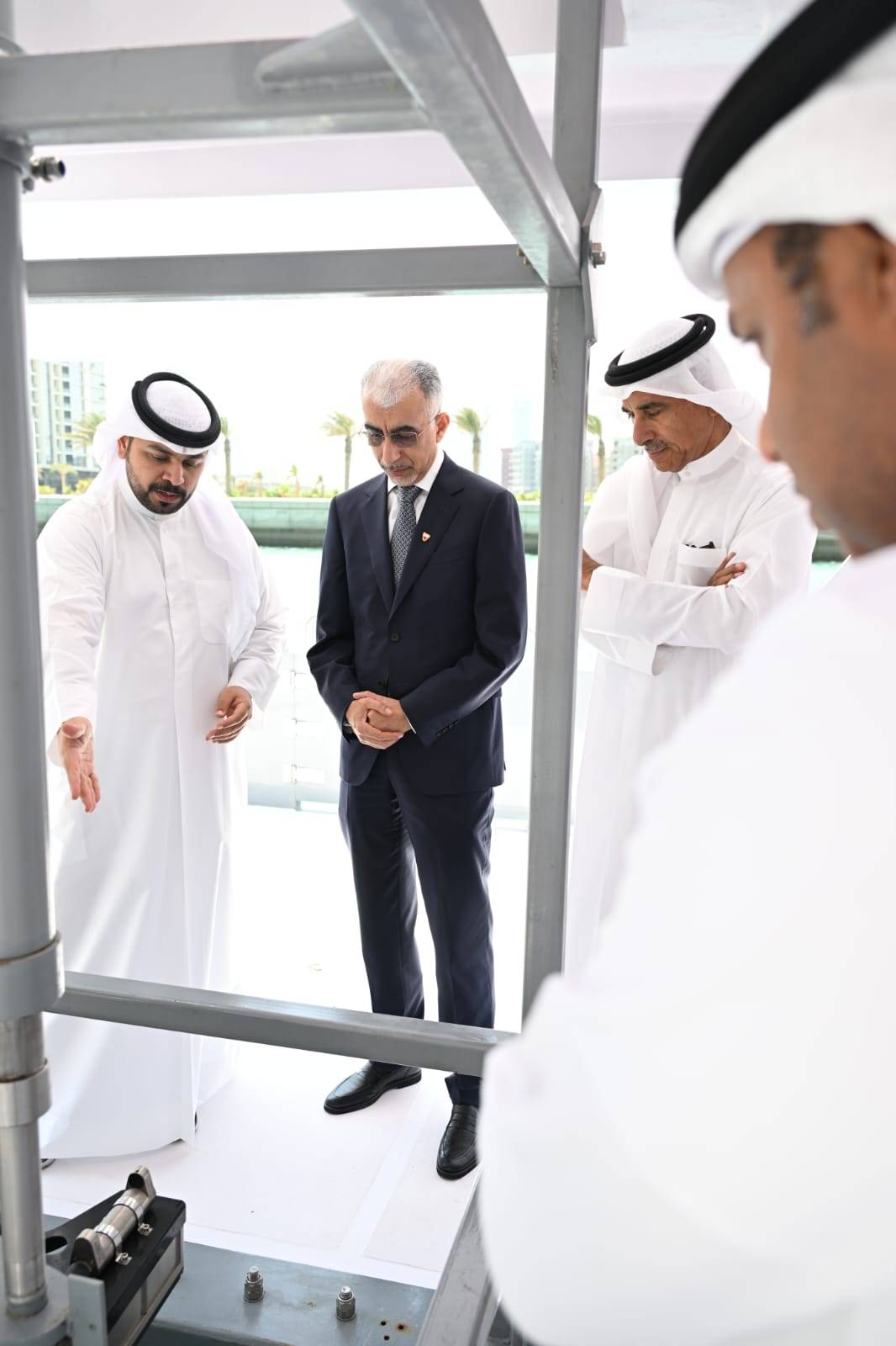 زيارة مشتركة لسفينة "المساحة 2050" لاستعراض قدراتها المتقدمة في دعم المشاريع التنموية