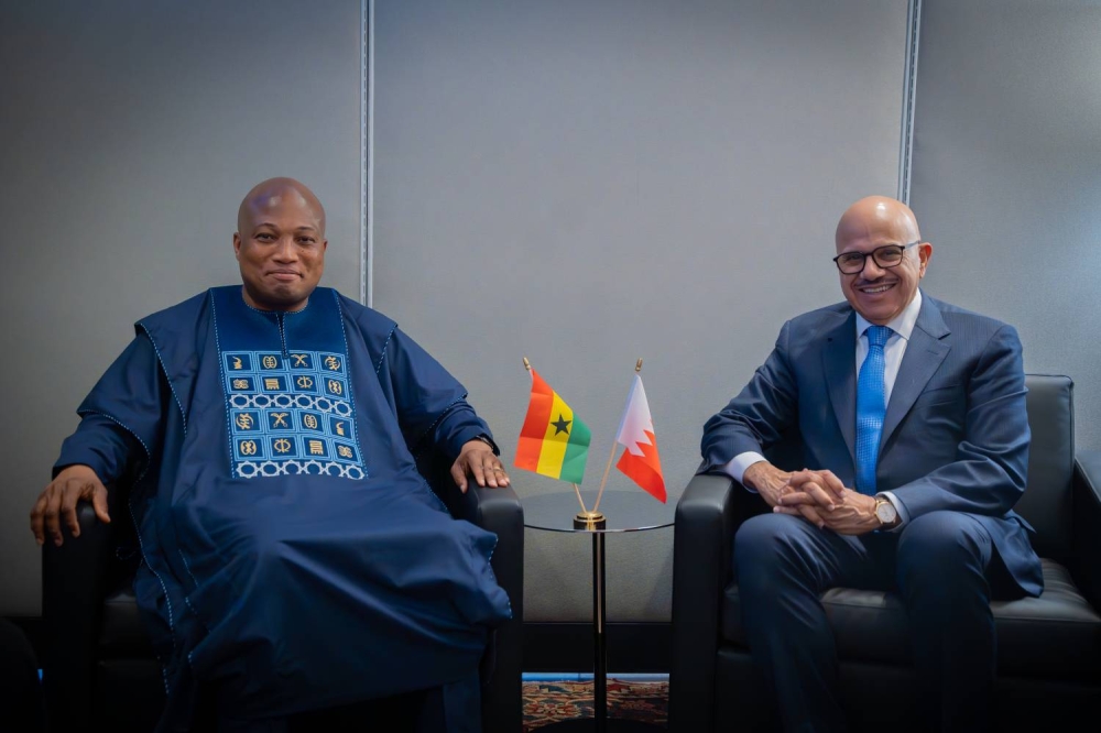 وزير الخارجية يلتقي وزير خارجية جمهورية غانا