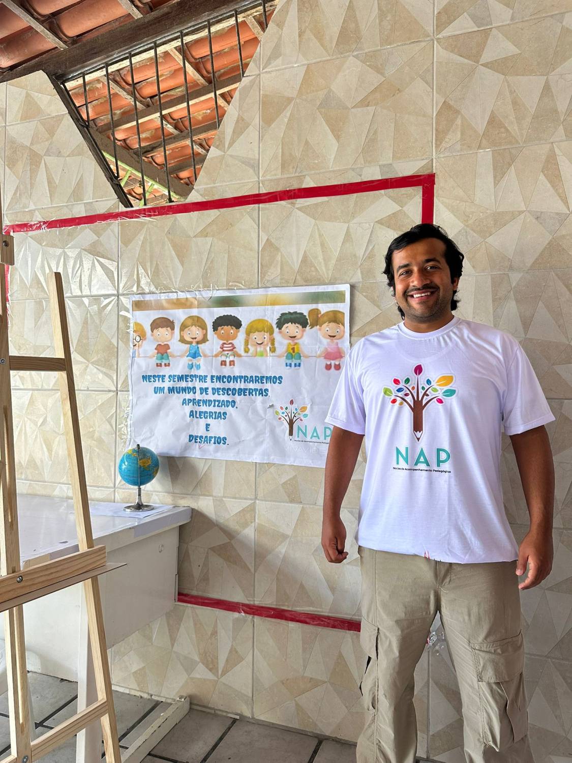 الرحالة عبدالله المدفعي يُمثّل البحرين في تجربة تطوعية بين تونس والبرازيل