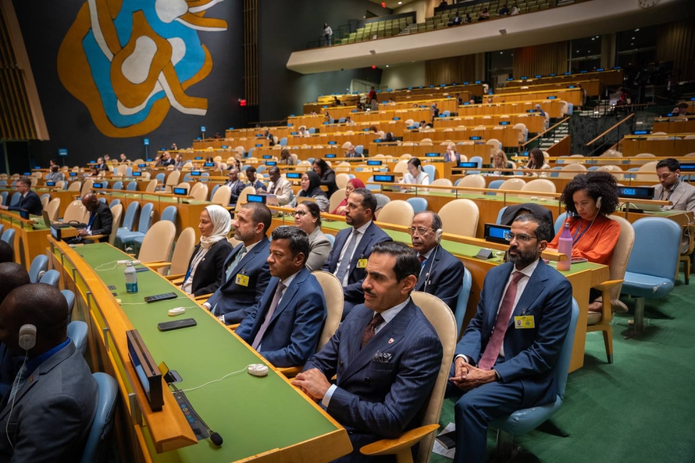 وزير الخارجية يلقي كلمة البحرين أمام الجمعية العامة للأمم المتحدة