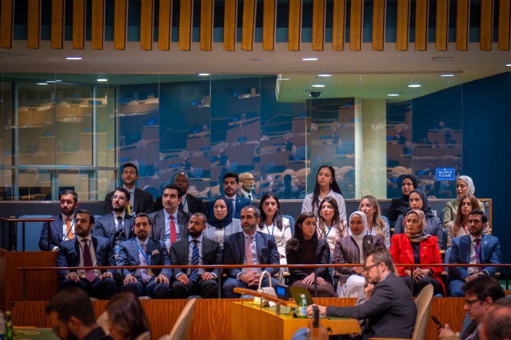 وزير الخارجية يلقي كلمة البحرين أمام الجمعية العامة للأمم المتحدة