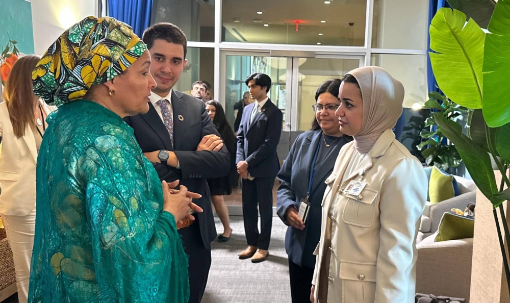 وزيرة شؤون الشباب تجتمع بعدد من كبار المسؤولين بالأمم المتحدة في نيويورك